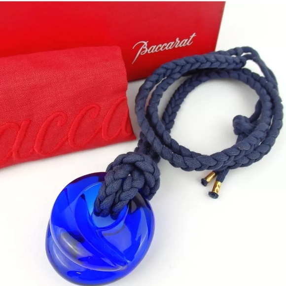 Authentic Baccarat Koquirage Necklace Baccarat crystal/canvas [Used]